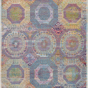 Nourison Ankara Vintage Antique Traditional ANR05 Rug Runner Round in Multi