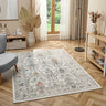 URCO Nova Luca Cream Polypropylene Traditional Vintage Bordered Rug - Medium 120x170 cm (4'x5'6")