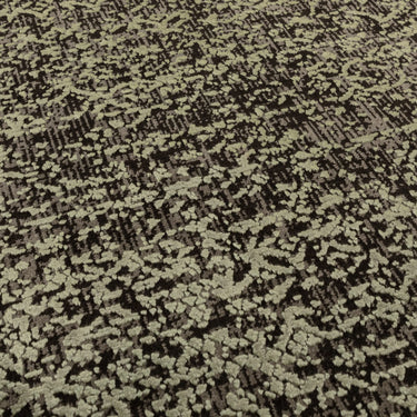 Elodie Contemporary Rug Modern Luxurious Soft Silky Metallic Shine Abstract Rug in Sage Black