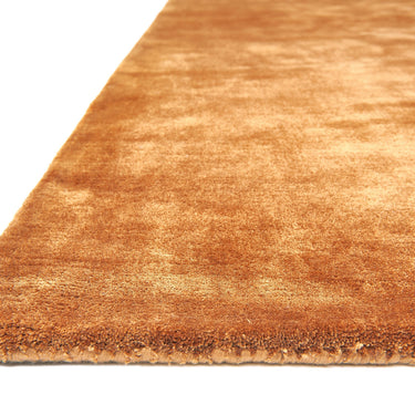 Katherine Carnaby Chrome Hand Made Rug Modern Plain Viscose Silky Shiny Luxurious Copper Rug 170 x 240 cm