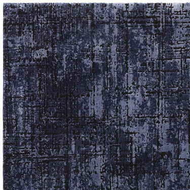 Kuza Abstract Modern Distressed Soft Velvety Silky Rug