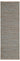 Jute Soumak Hand Woven Flatweave Modern Plain Rug in Silver - Runner 66x200 cm (2'1"x6'6")