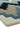 Asiatic London Matrix Cuzzo Tufted Blue Wool Geometric Textured Rug