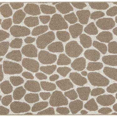 My Sculptured Patterened Pebble Mink Washable Non-Slip Polypropylene Rug