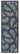 My Nylon Pattern Botanical Fern Leaves Washable Non-Slip Bordered Hallway Runner Rug