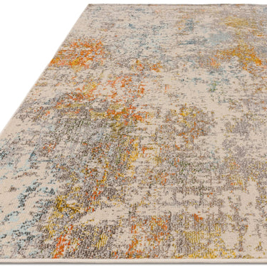 Asiatic London Colores Cloud Sunset CO10 Yellow Gold Multi Polypropylene Abstract Flatweave Rug