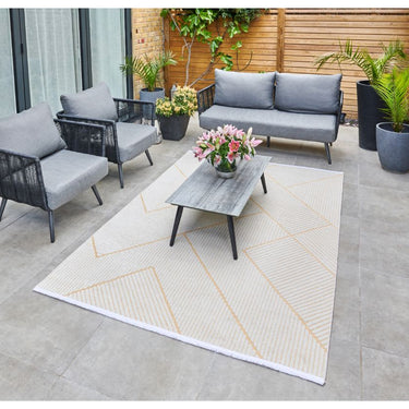 Jazz Geometric Indoor Outdoor Garden Rug