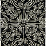 Asiatic London Matrix Kaya Black Tribal Wool Viscose Geometric Textured Rug - Large 160x230 cm (5'3"x7'7")