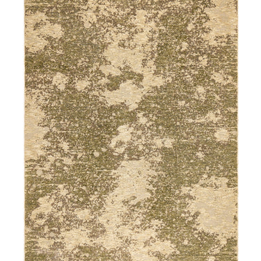 Oren Moss and Cream Soft Silky Modern Abstract Rug