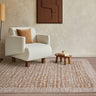Anders AN11 Charm Grid Soft Shimmer Beige Natural Abstract Geometric Textured Boho Rug - XX-Large 240x320 cm (7'10"x10'5")