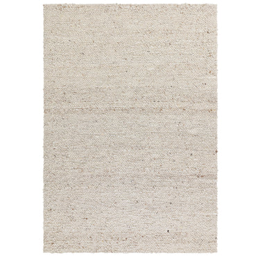 Adler Hand Woven Boucle Texture Rug in Ivory