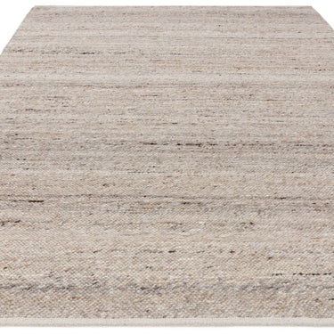 Birkdale Hand Woven Wool Blend Boucle Texture Reversible Rug in Beige