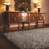 Imperial Luxury Shaggy Hand Woven Wool Rug in Grey Whisper - Small 80x150 cm (2'6"x5')