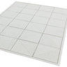 Patio Pat06 Indoor Outdoor Ivory Check  Rug in 120 x 170 cm