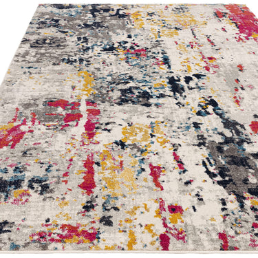 Palette NV38 Multi Colours Abstract Marble Rug for Modern Bedroom Living Room Rug