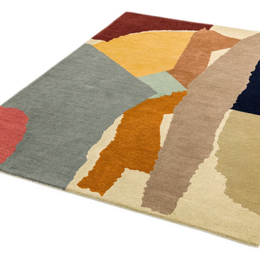 Reef RF14 Multi Abstract Hand-Tufted Wool Rug