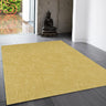 Tweed Ochre Wool Hand Woven Rug - Large 170x240 cm (7'x8')