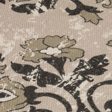Revival Kew Antique Printed Grey Traditonal Tasseled Persian Flatweave Rug 120x170 cm
