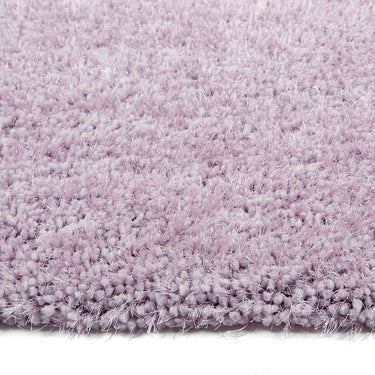 Origins Chicago Lilac Handmade Shaggy Textured Round Rug