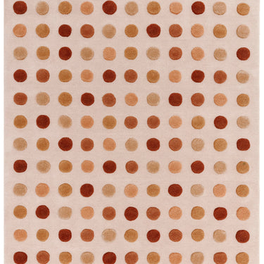 Dotty 3D Spotty Tufted Natural Hand-Carved Wool Viscose Cotton Rug