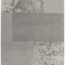 Asiatic London Tate Blocks Silver Grey Hand-Carved Wool Viscose Geometric Rug - Medium 120x170 cm (4'x5'6")