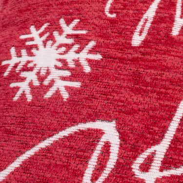 Consept Looms Christmas Merry Red Washable Cotton Soft Cushion 45x45 cm