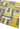 Asiatic London Matrix Code Yellow Multi Tufted Wool Viscose Geometric Textured Rug 160x230 cm