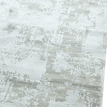 Asiatic London Astral AS13 New Silver Silky Shiny Acrylic Cotton Abstract Textured Rug