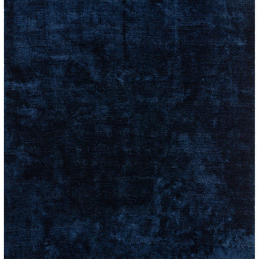 Asiatic London Milo Short Pile Silky Navy Blue Shaggy Traditional Modern Rug