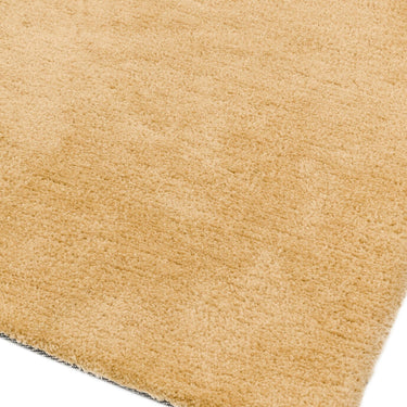 Asiatic London Milo Short Pile Yellow Shaggy Traditional Modern Rug