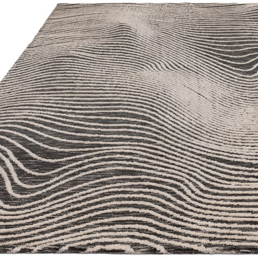 Asiatic London Mason Magnitude Swirls Black Traditional Abstract Modern Rug