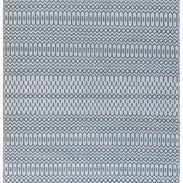Halsey Indoor Outdoor Rug Hand Woven Geometric Flatweave Reversible Duck Egg Blue Rug, Runner or Cushion