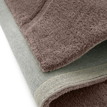 Origins Stack Contemporary Grey Mauve Geometric Textured Modern Rug