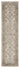 550AQ Classic Cream Light Brown Traditional Vintage Textured Bordered Hallway Runner Rug