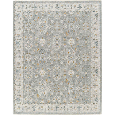 Dresden Vintage Traditional Grey Rug
