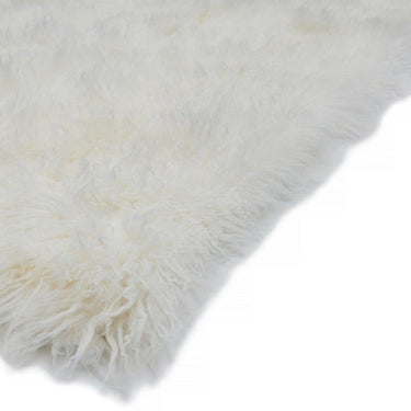 Mantra Sewn Textured Mongolian Luxurious Super Soft Wool Cotton Sheepskin Lambskin Rug