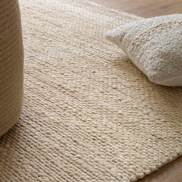 Simplicity Blonde Natural Weaves Jute Hand Woven Beige Rug