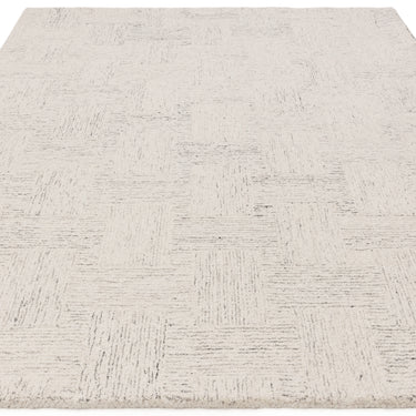 Theodore Hatch Modern Contemporary Wool Blend Hand-Tufted White & Black Rug