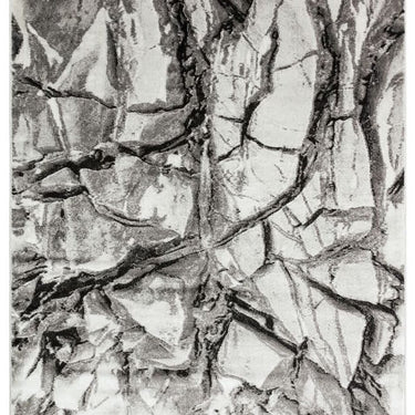Consept Looms Blaze BLZ07 Silver Grey Bedroom Living Marble Polypropylene Abstract Modern Rug