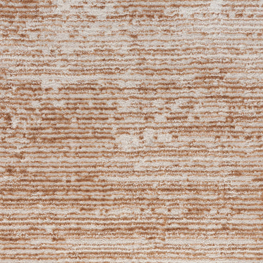 Calvin Irradiant IRR03 Rose Gold Abstract Textured Striped Rug