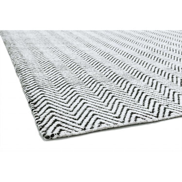Ives Handmade Modern Herringbone Sisal Flatweave Soft Chenille Cotton Jute Geometric Stipes Rug