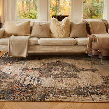 Origins Eastern Cairo Traditional Abstract Rug in Multi