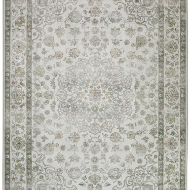 Liberty Classic Washable Velvet Soft Non-Slip Traditional LIB209 Ivory  Rug