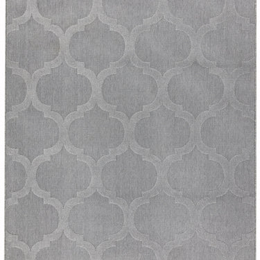 Antibes Modern Contemporary Geometric 3D Effect Indoor Outdoor Trellis Flatweave Rug