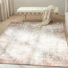 Calvin Infinity IFN01 Rust Multi Polypropylene Abstract Textured Hallway Runner Rug - 160 x 221 cm (5'3"x7'3")