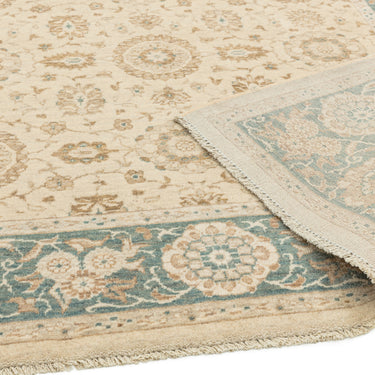 Asiatic London Chobi Beige Green Wool Cotton Persian Traditional Rug 130x190 cm