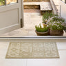 My Pattern Mediterranean Tile Washable Non-Slip Floral Doormat - Small 50 x 75 cm (2'x2'5")
