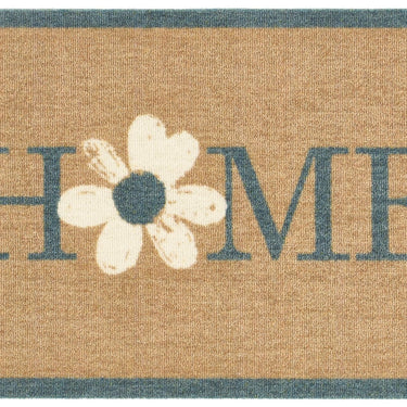 My Nylon Pattern Flower Washable Non-Slip Bordered Hallway Runner Rug
