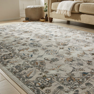 Consept Looms Liberty Classic LIB204 Taupe Washable Non-Slip Traditional Rug