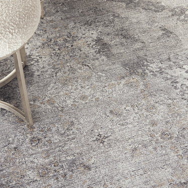 Starry Nights STN05 Charcoal Cream By Cotton Persian Traditional Vintage Rug